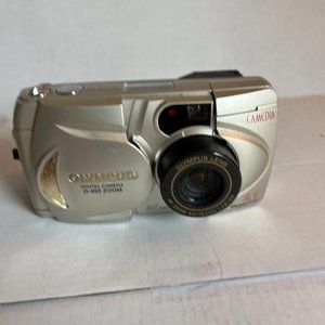 Olympus D-490 Zoom Digital Camera 2.1 Megapixel Used Tested No Memory Card